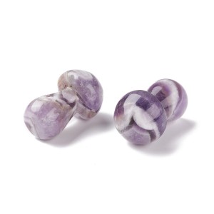 Amethyst (Chevron) Polished Mushroom H: 3.5 x W: 2cm Amethyst (Chevron) Polished Mushroom H: 3.5 x W: 2cm